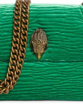 KURT GEIGER Women's Green Mini Kew Crossbody and Shoulder Bag
